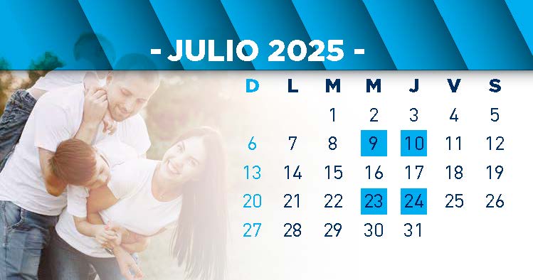 catorcenas julio 2025