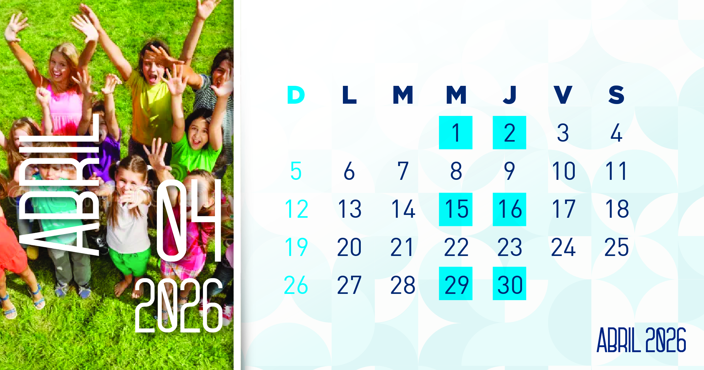 catorcenas abril 2026