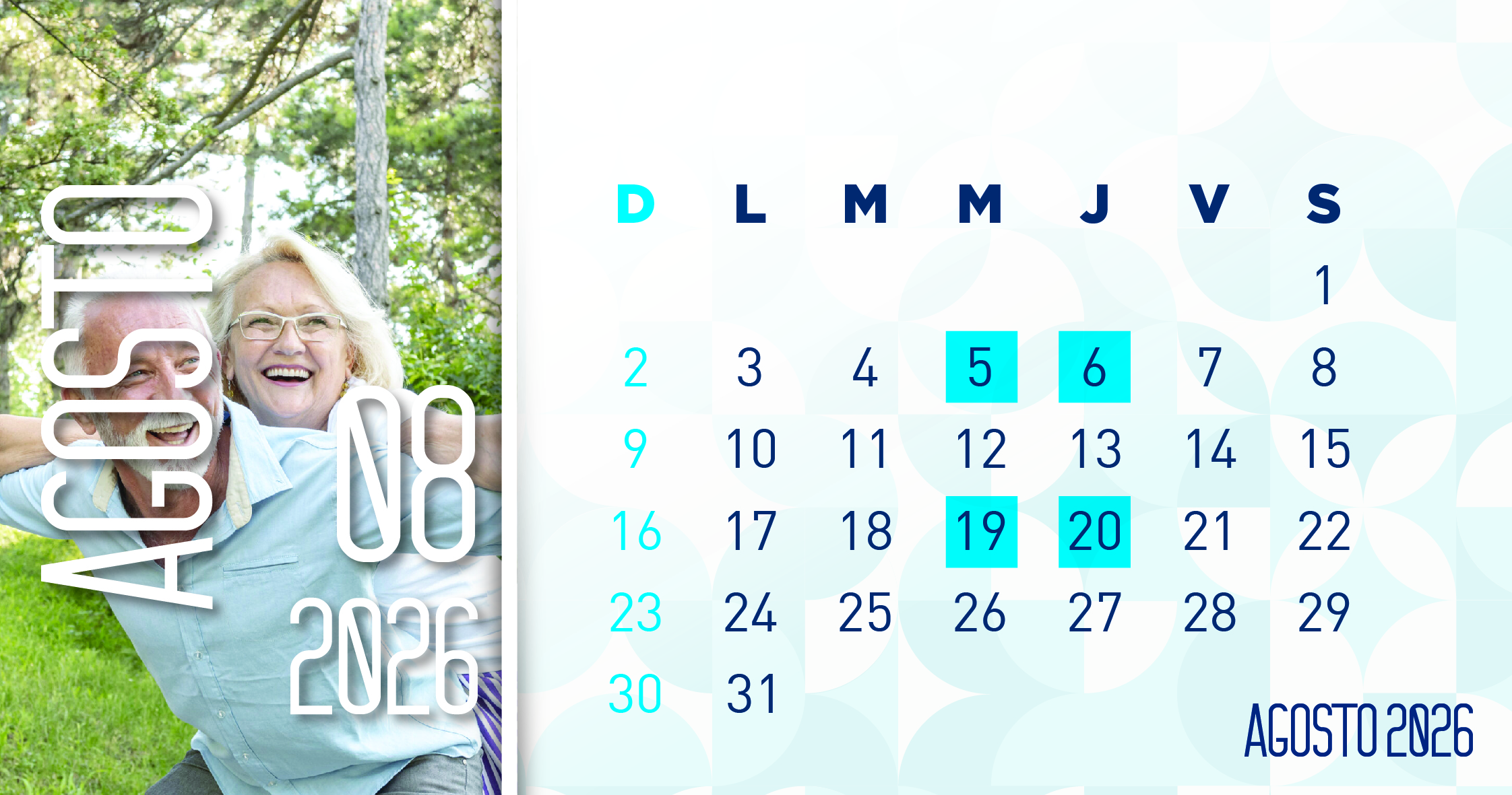 catorcenas agosto 2026